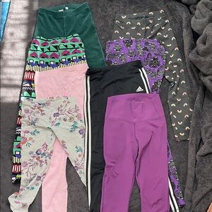 Girls size 10 legging lot